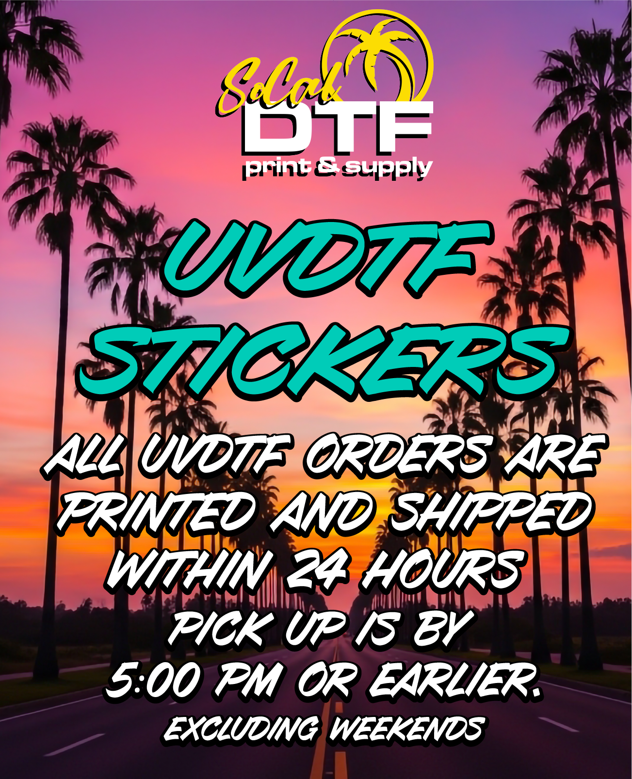 UVDTF Stickers